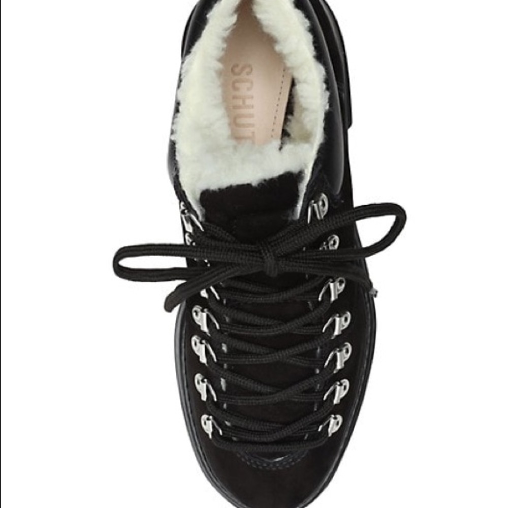 Schutz
LucilleFauxShearling-LinedSuedeHiking Boots - Picture 4 of 13
